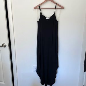 CJLA Stella maxi dress in black, size small